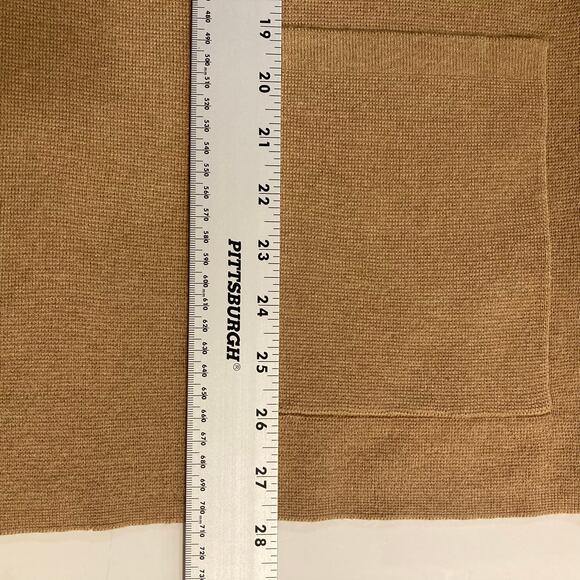 J CREW Blazer Jacket Sweater Cardigan M Merino-Wool Cotton Knit Tan Open ”Eloise - Picture 10 of 11